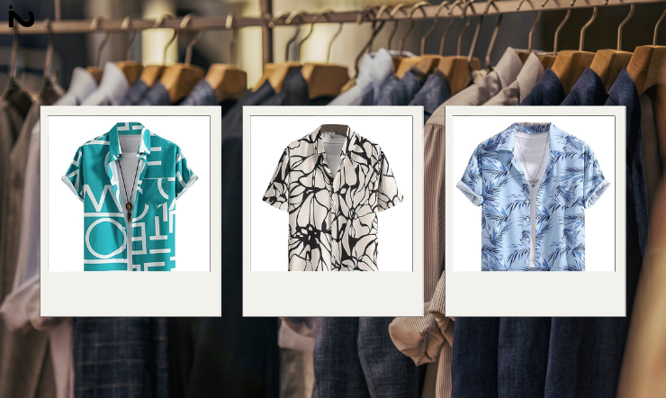 men’s summer Printed Hawaii shirts
