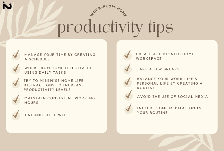 top 10 work-from-home productivity tips
