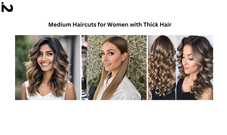 medium haircuts for women with thick hair