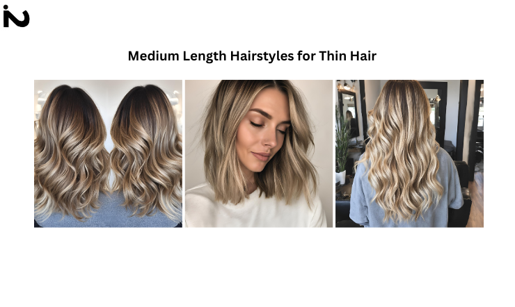 medium length hairstyles for thin hair 